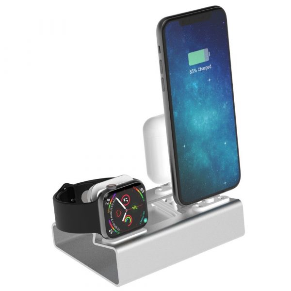 3-in-1 Aluminum Wireless Charging Station for Apple Devices_2
