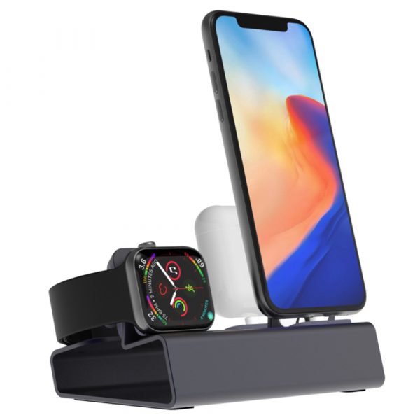 3-in-1 Aluminum Wireless Charging Station for Apple Devices_3