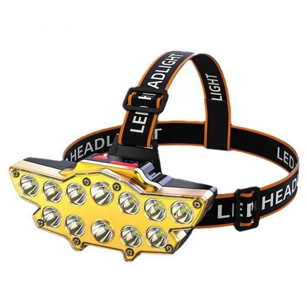 USB Rechargeable 4 Modes Long Shoot LED Bicycle Headlamp_1