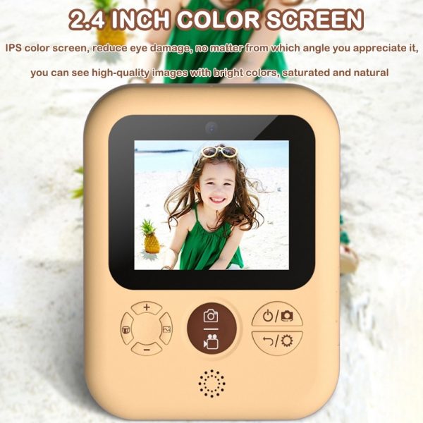 Polaroid Thermal Printing Children's Camera front and rear 12 million dual cameras with 2.4 inch IPS HD screen_6