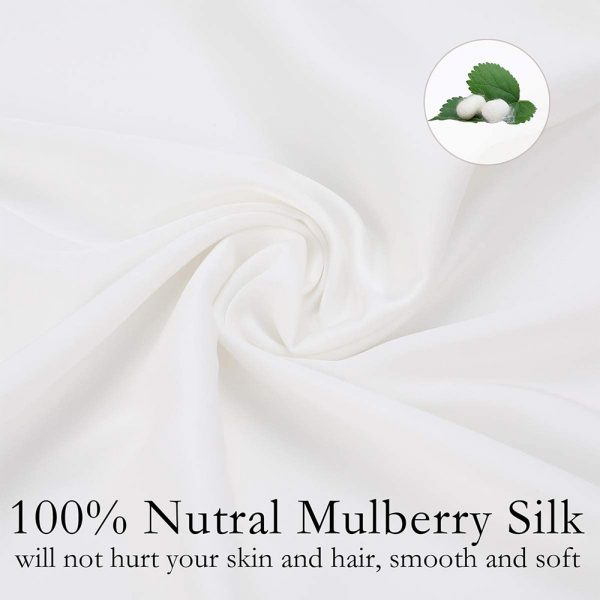 Mulberry Silk Pillow Cases Set of 2 in Various Colors_15