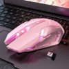 6 Keys Ergonomic Wireless USB Rechargeable Gaming Mouse with Backlight_0