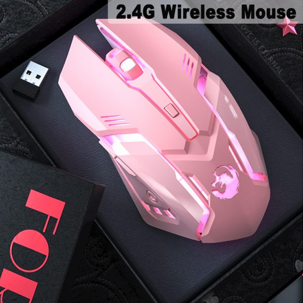 6 Keys Ergonomic Wireless USB Rechargeable Gaming Mouse with Backlight_3