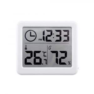 Thermometer and Humidity Monitor with 3.2” LCD Display- Battery Operated