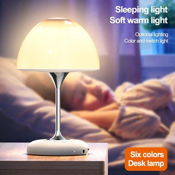 LED Bedside Lamp and Wireless Bluetooth Speaker and FM Radio_10
