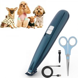 Low Noise USB Rechargeable Grooming Safe Nail Clipper for Pets