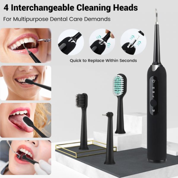Rechargeable Electric Tooth Plaque Cleaning Kit with LED Light_7
