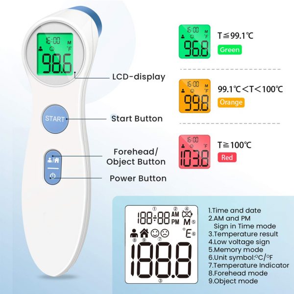 Non-Contact Automatic Accurate Reading Infrared Thermometer_4