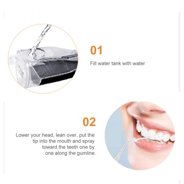 USB Rechargeable Water Flosser Personal Oral Dental Irrigator_9