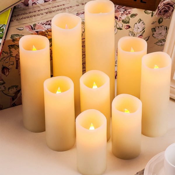 Remote Controlled Battery Operated Electronic Flameless Candles_11