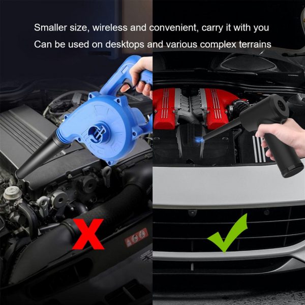 USB Charging Cordless Air Duster and Blower for Car and PC_6