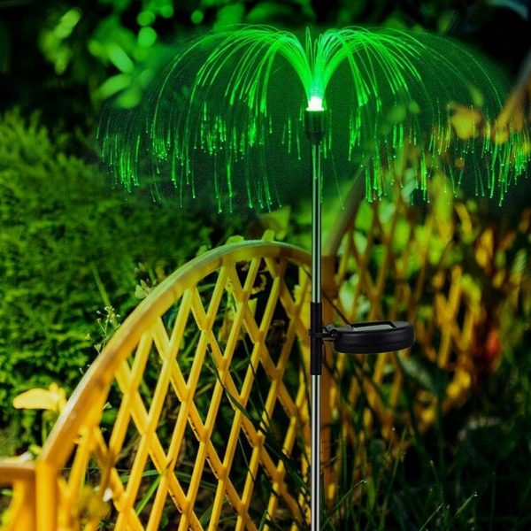 Solar Powered Fiber Optic Outdoor Decorative Fireworks Lights_5