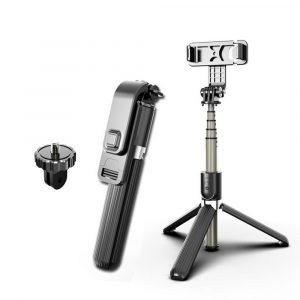 4-in-1 Universal Foldable Bluetooth Monopod- Battery Powered