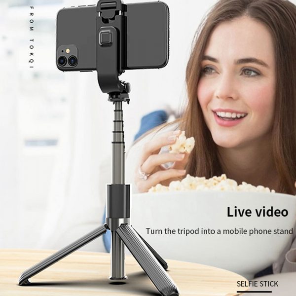 4-in-1 Universal Foldable Bluetooth Monopod- Battery Powered_16