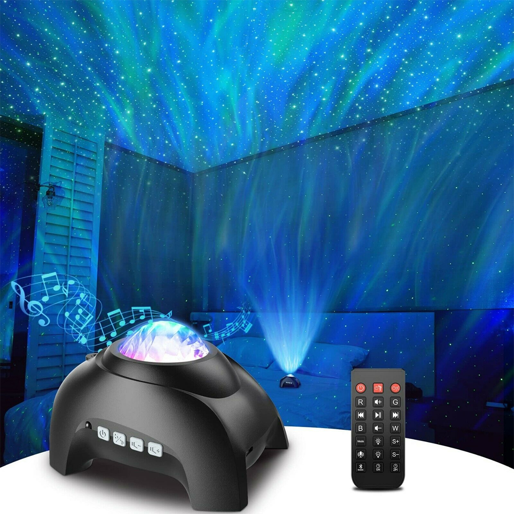 USB Interface Bluetooth Star Projector Speaker and Night Lamp_0