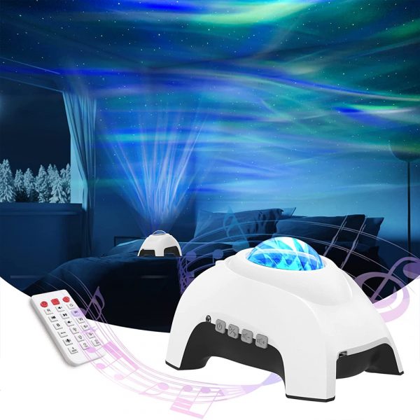 USB Interface Bluetooth Star Projector Speaker and Night Lamp_6