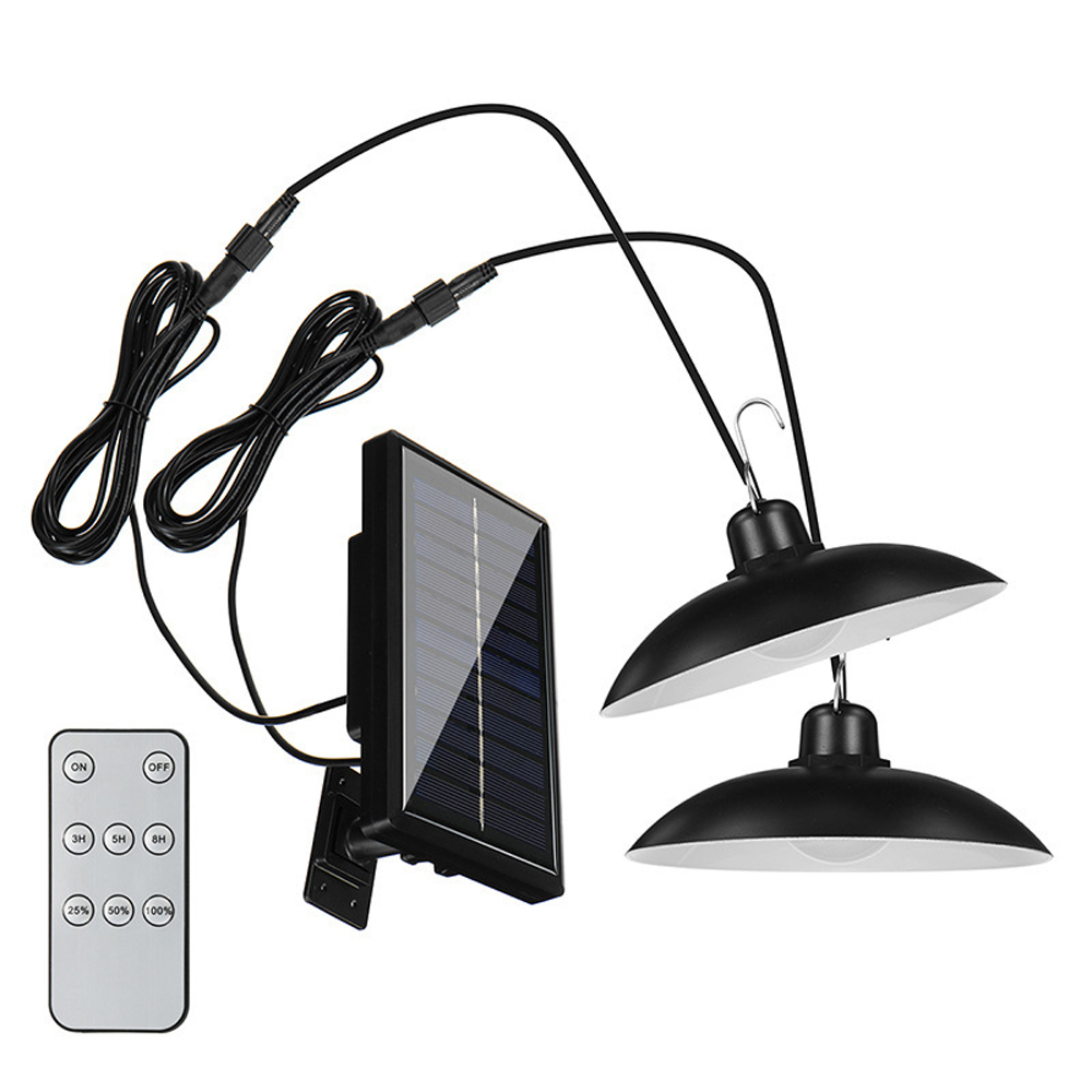 LED Remote Control Solar Powered Indoor Outdoor Split Lamp_0