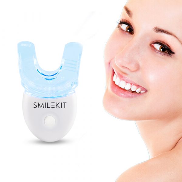 Teeth Whitening Kit with LED Light Professional Cleaning Machine- Battery Operated_1