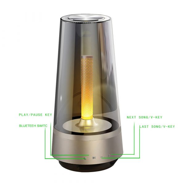 USB Charging LED Night Candle Lamp and Bluetooth Speaker_8