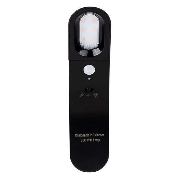 USB Charging PIR Motion Sensor Induction Bedside Wall Lamp_1