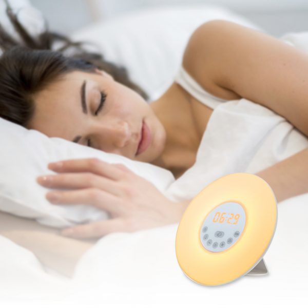 Touch Sensor Digital Alarm Clock Sunrise Sunset Simulator- USB Powered_10