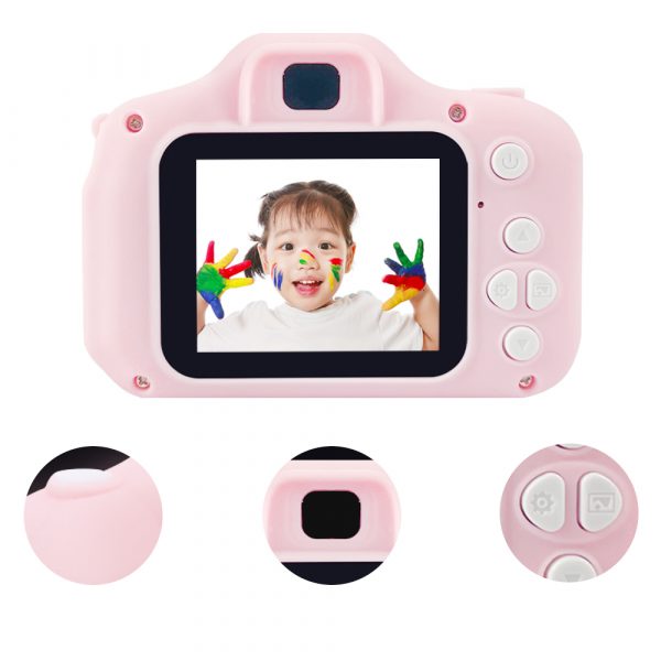 Mini Digital Kids Camera with 2 Inch screen in 3 Colors- USB Charging_5