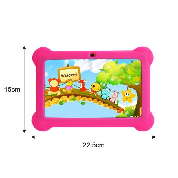 Kids' Android 7" Touch Screen Tablet with Case 8GB Storage- USB Charging_3