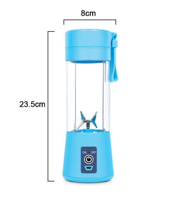 4-Blade Powerful and Colorful Portable Blender- USB Charging_9