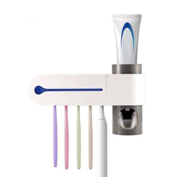 Antibacterial disinfection UV toothbrush holder- USB Charging_2