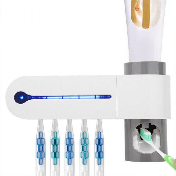 Antibacterial disinfection UV toothbrush holder- USB Charging_7