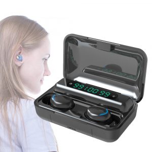Wireless Bluetooth Earphones with Charging Box- USB Charging