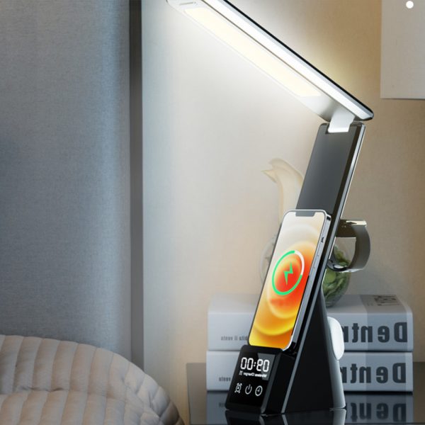 15W LED Table Lamp and Wireless Charging Station- USB Interface_5