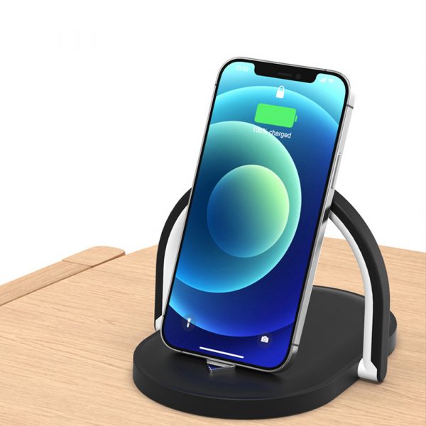 3-in-1 Wireless Charger Table Lamp Phone Bracket - Type C Interface_6