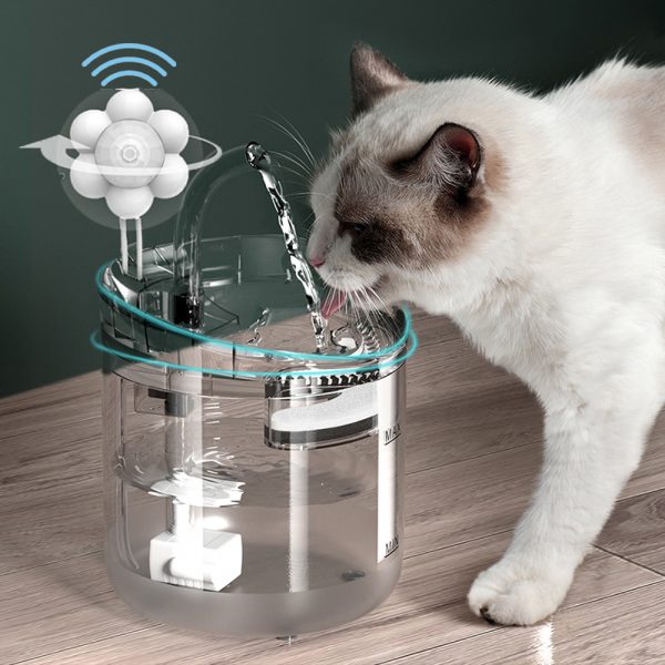 USB Interface Automatic Induction Pet Drinking Water Fountain_9
