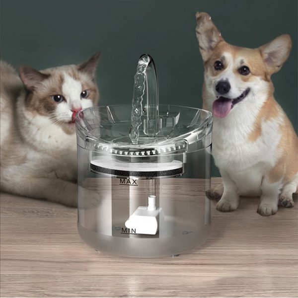 USB Interface Automatic Induction Pet Drinking Water Fountain_10