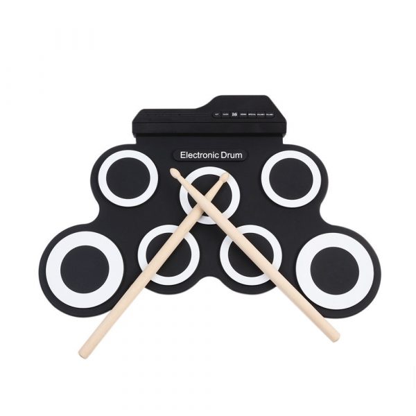 Electronic Drum Kit Musical Roll-up Drum Set for Kids_1