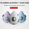 USB Rechargeable Personal Wearable Air Purifier Smart Electric Face Mask_0