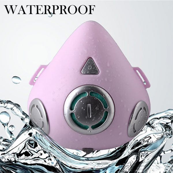 USB Rechargeable Personal Wearable Air Purifier Smart Electric Face Mask_3