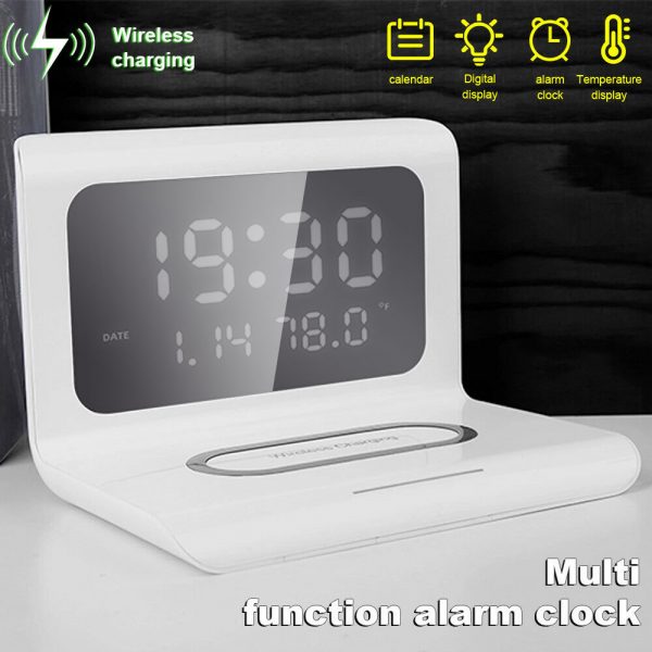 2-in-1 Multifunctional Digital Night Clock and Fast Charging Wireless Charger_6
