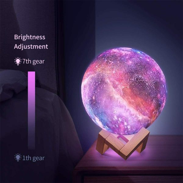 Moon Light Starry Sky Night Lamp for Children’s Bedroom- USB Powered_9